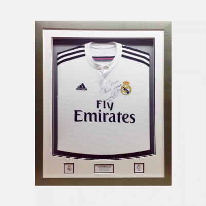 Front mounted Sports Shirts Framing in Cardiff